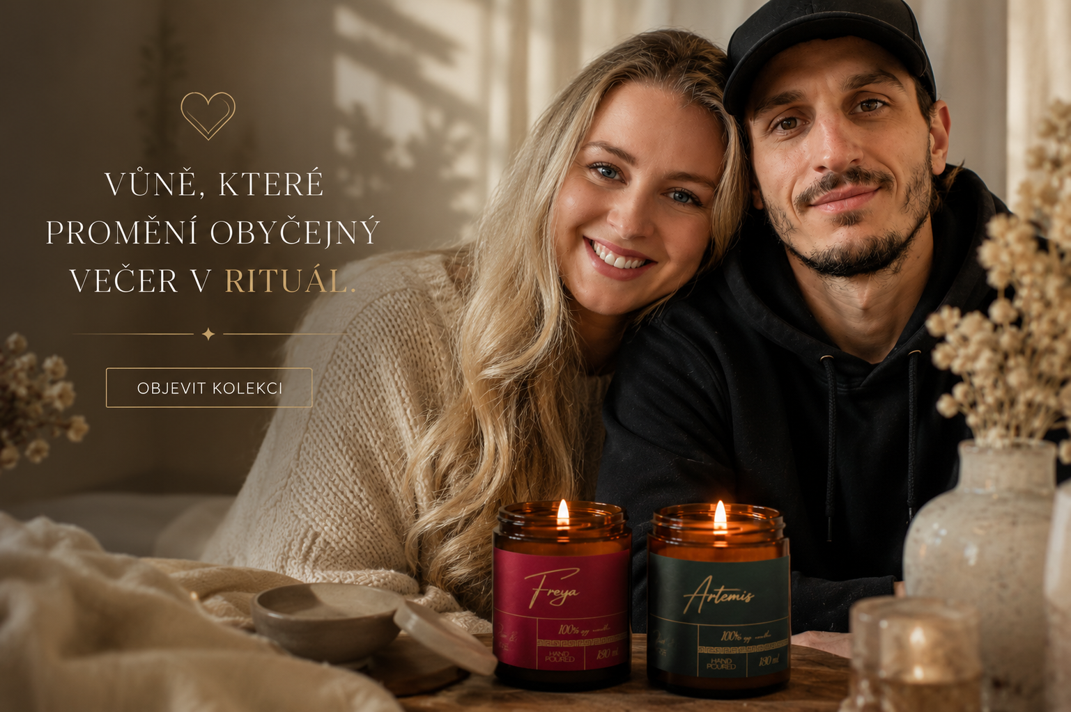 Aneta a Tomáš – FREYA Kouzelné svíčky